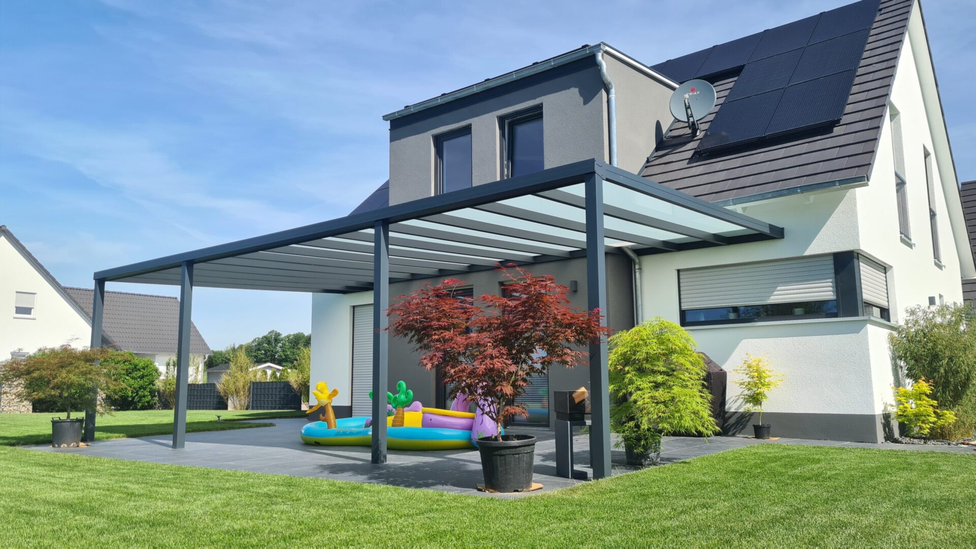 terrassendach aus aluminium VD AluSysteme Terrassenueberdachung terrassendach aus aluminium