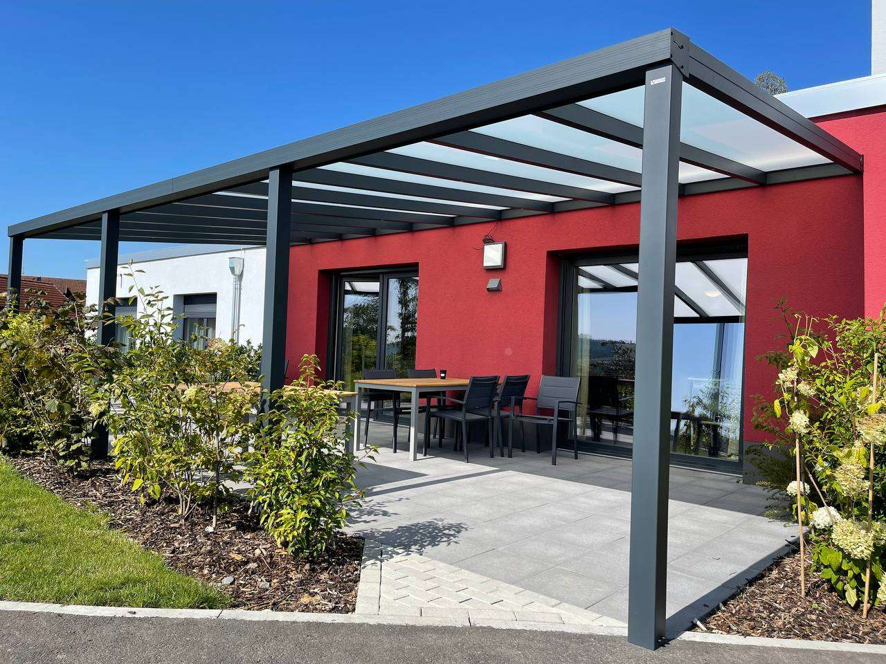 terrassenüberdachung 3×4 VD AluSysteme Terrassenueberdachung3x4