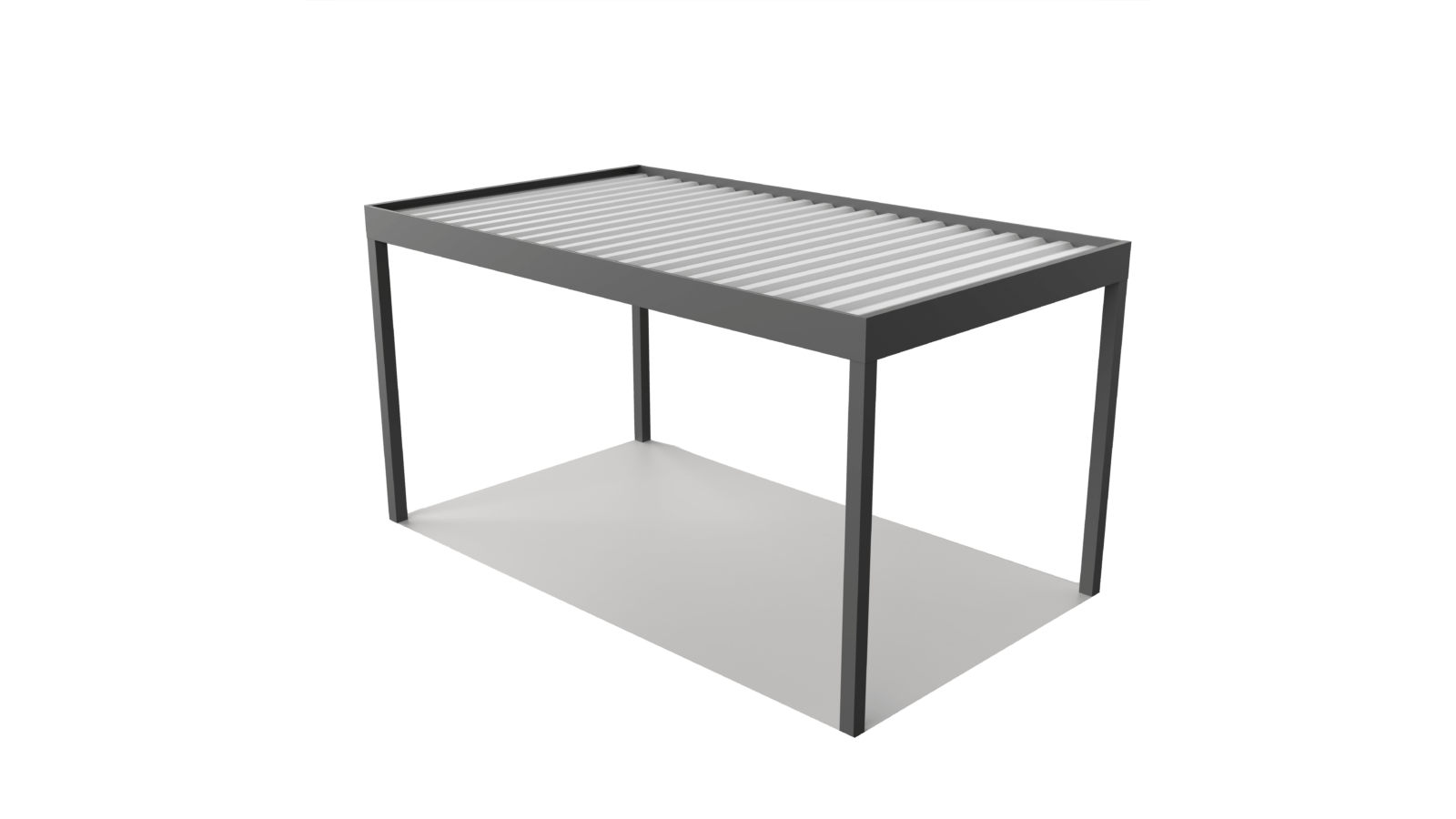 carport acoperiș plat