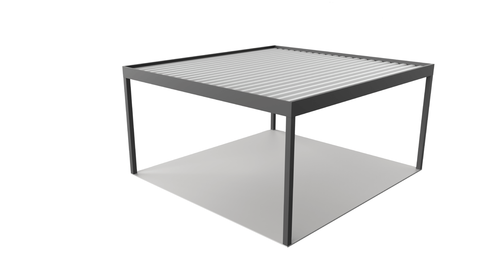 carport cu acoperiș plat