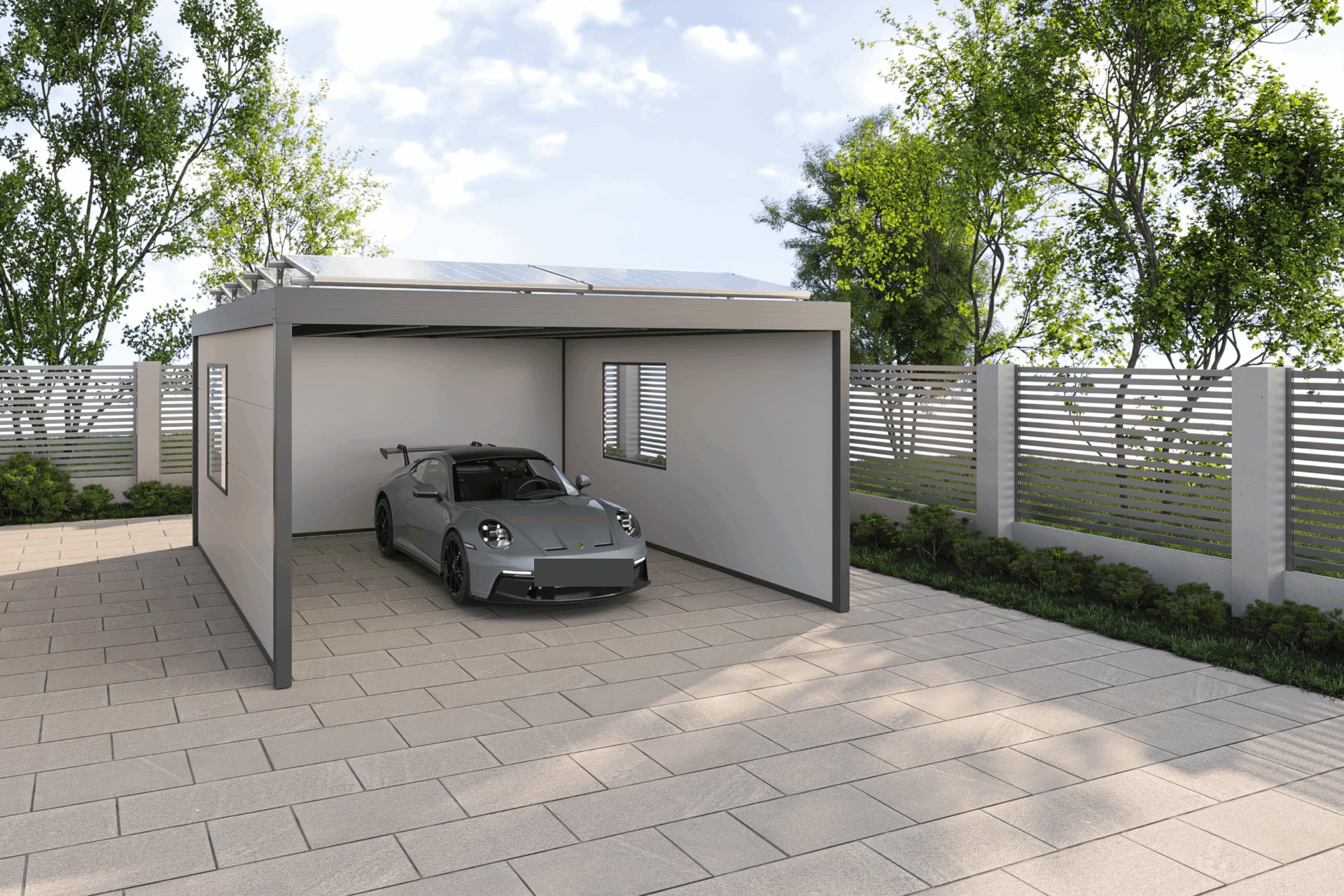 sandwichplatten Garage