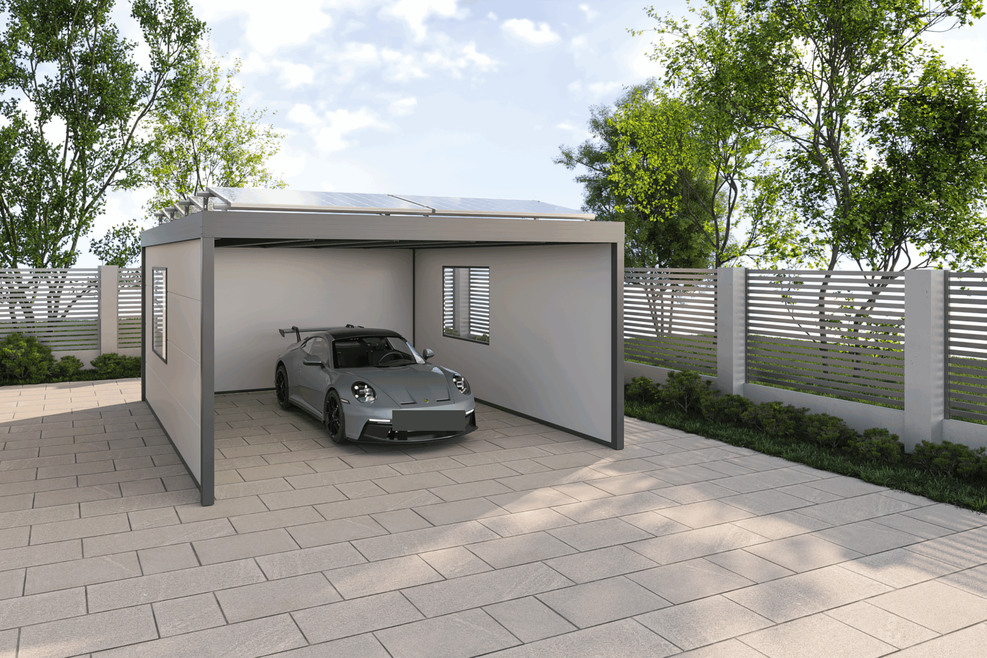 sandwichplatten Garage