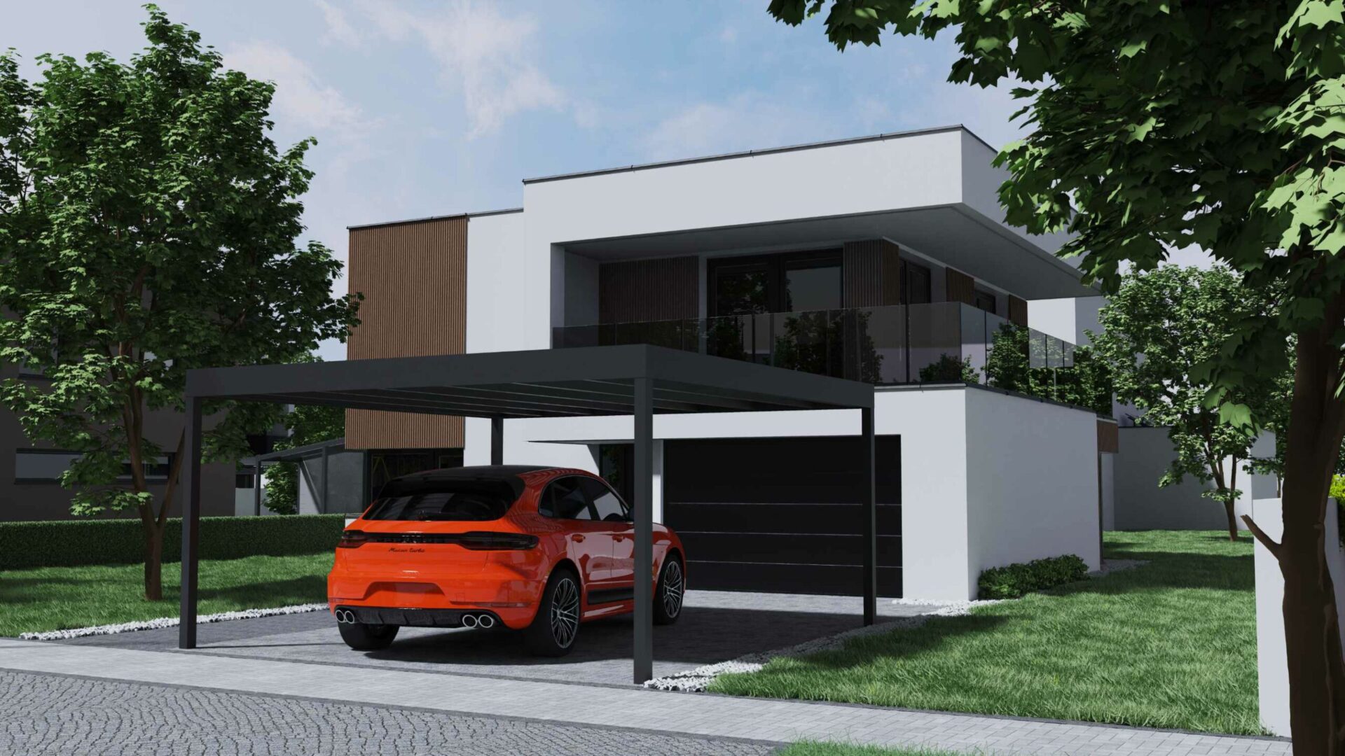 Carports Flat Line VD AluSysteme carport Flat Line kosten