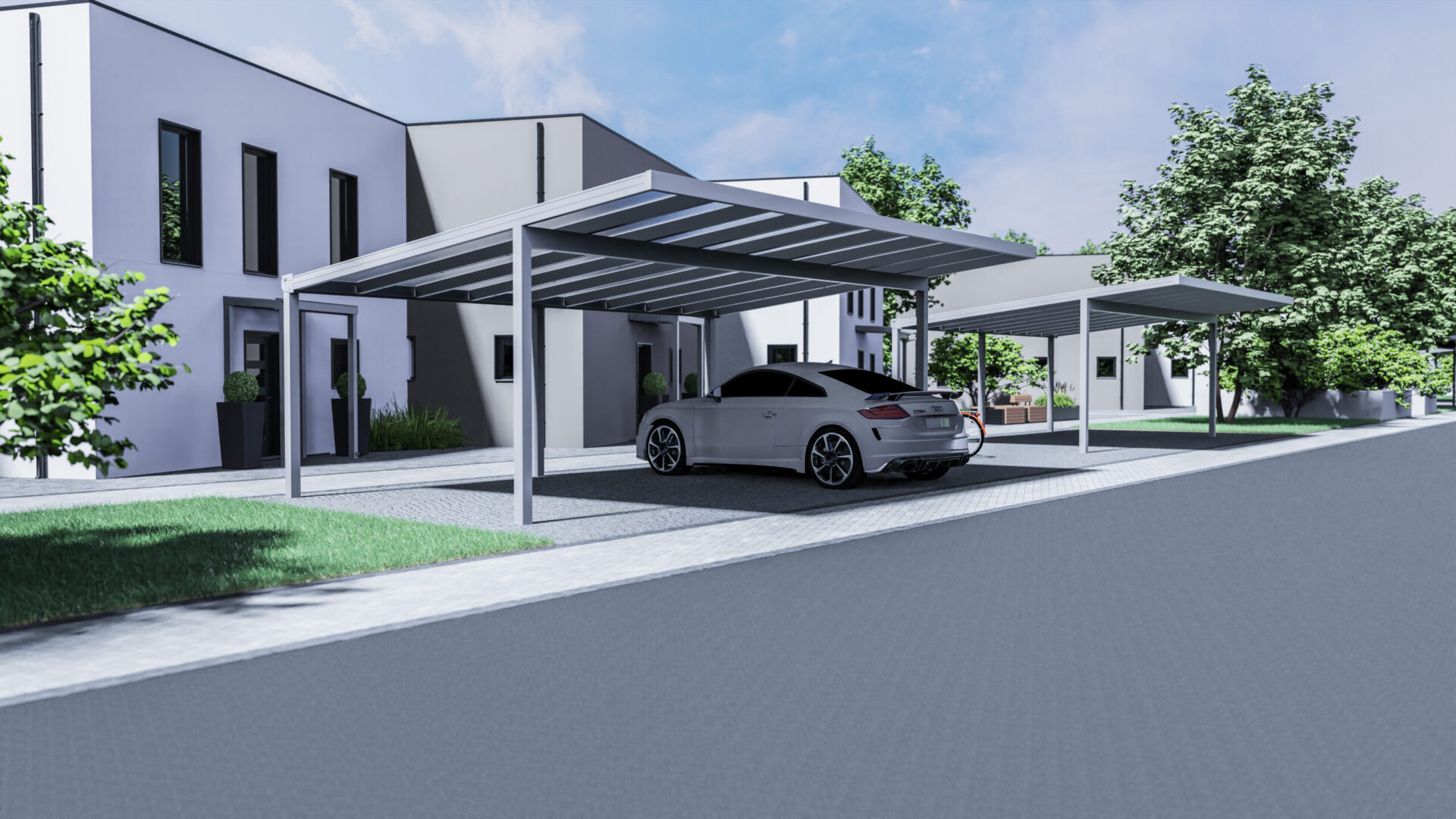 VD Carports Doppelcarport alu Doppel carport alu