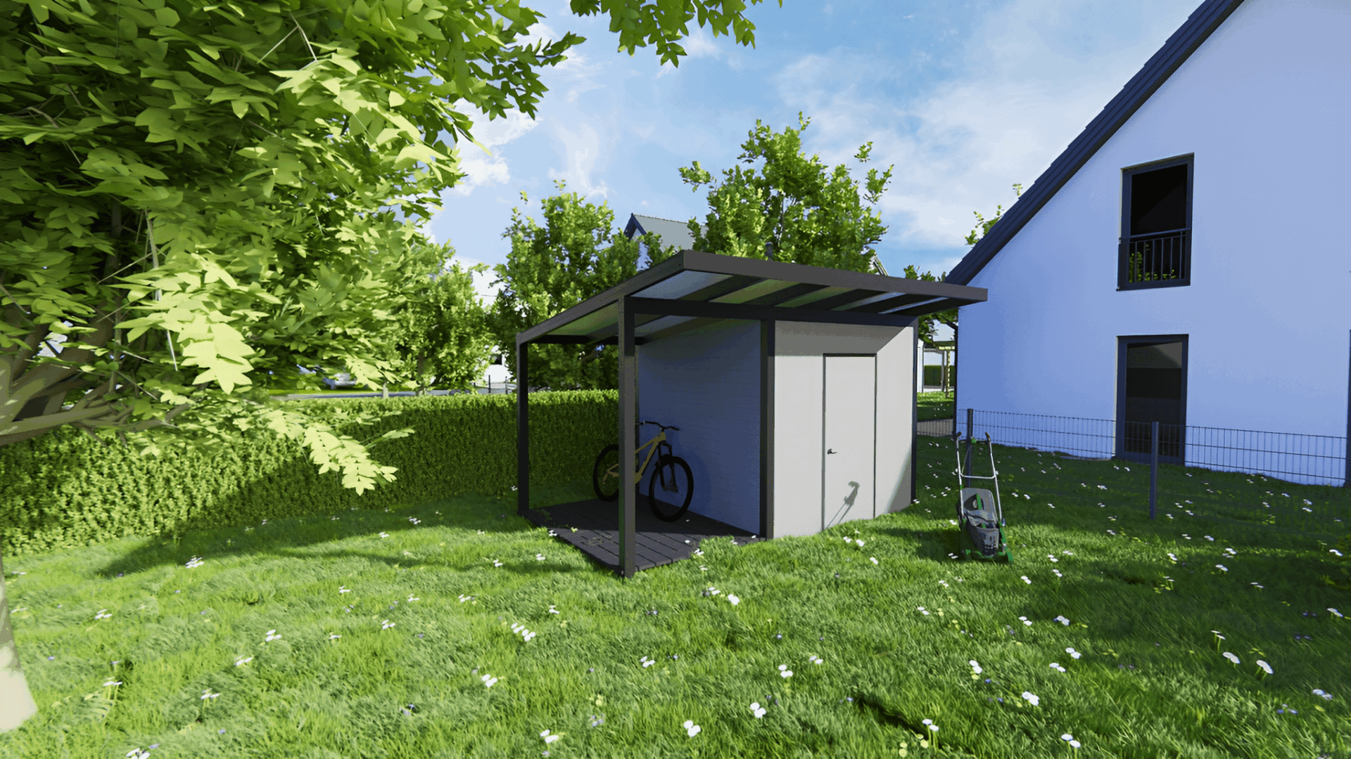 gartenhaus aluminium VD AluSysteme gartenhaus aluminium
