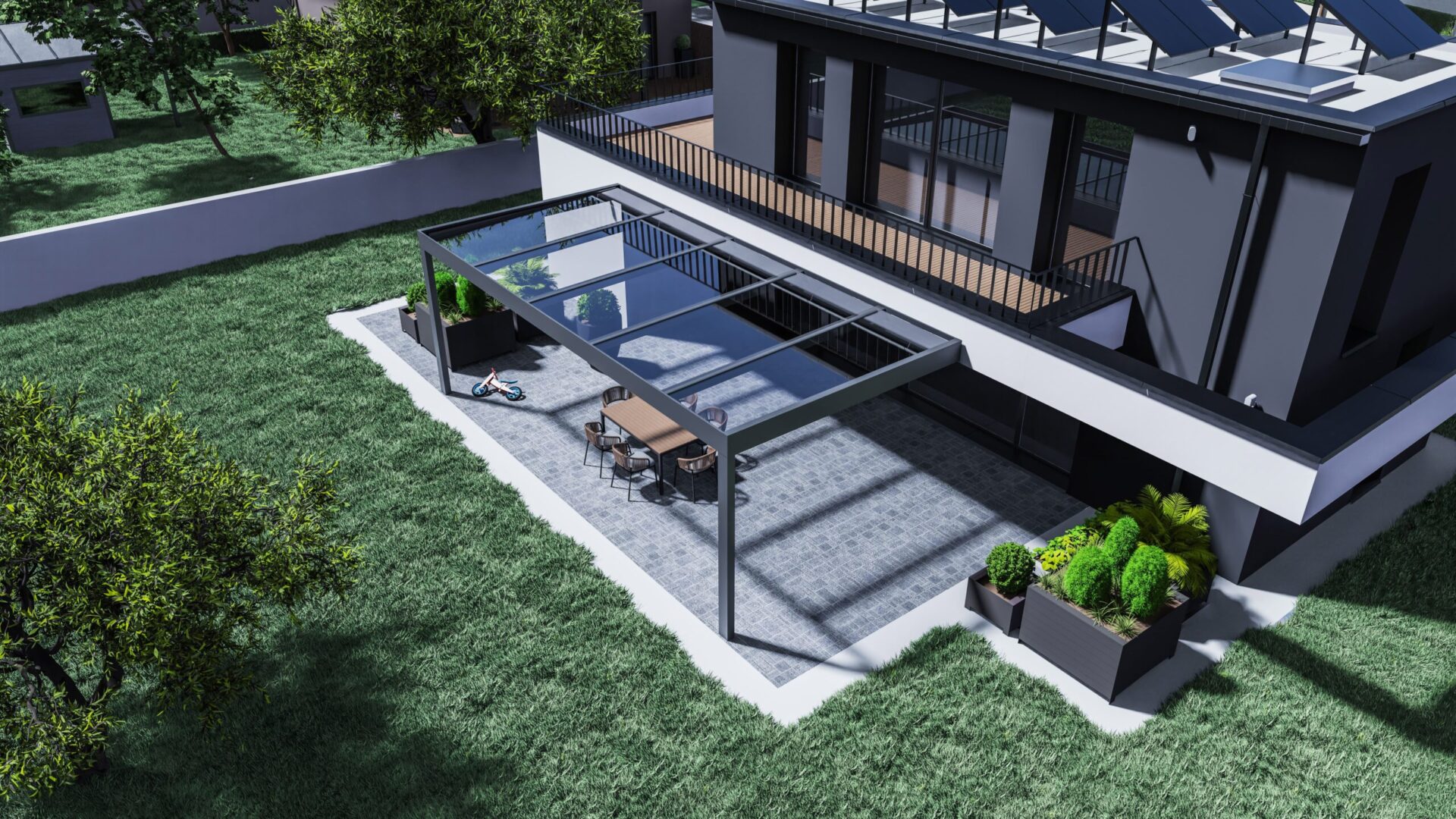 flachdach terrasse aufbau VD AluSysteme flachdach terrasse aufbau