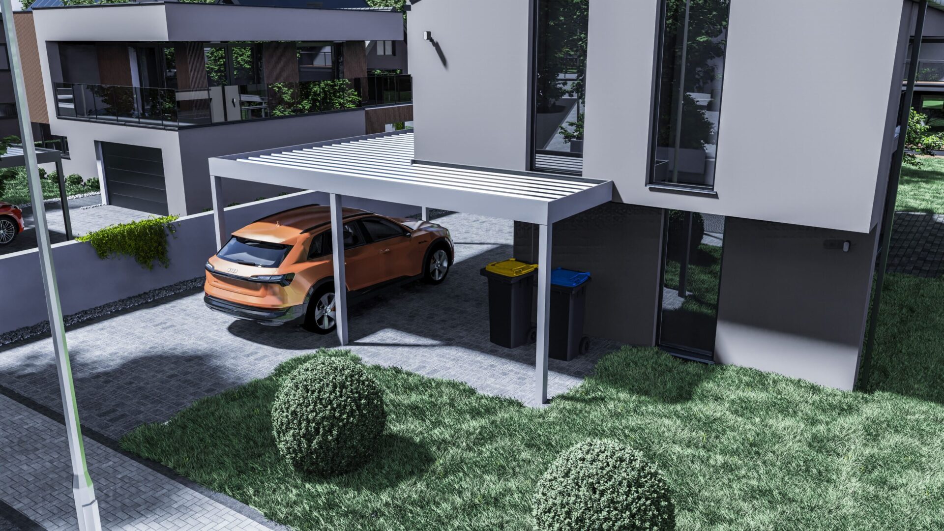 flachdach carport bausatz VD AluSysteme flachdach carport bausatz