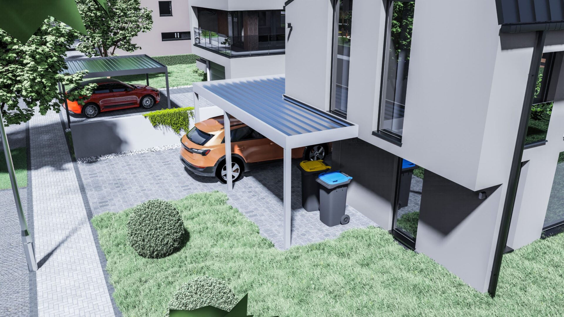 carport flachdach aufbau Vd AluSysteme carport flachdach aufbau