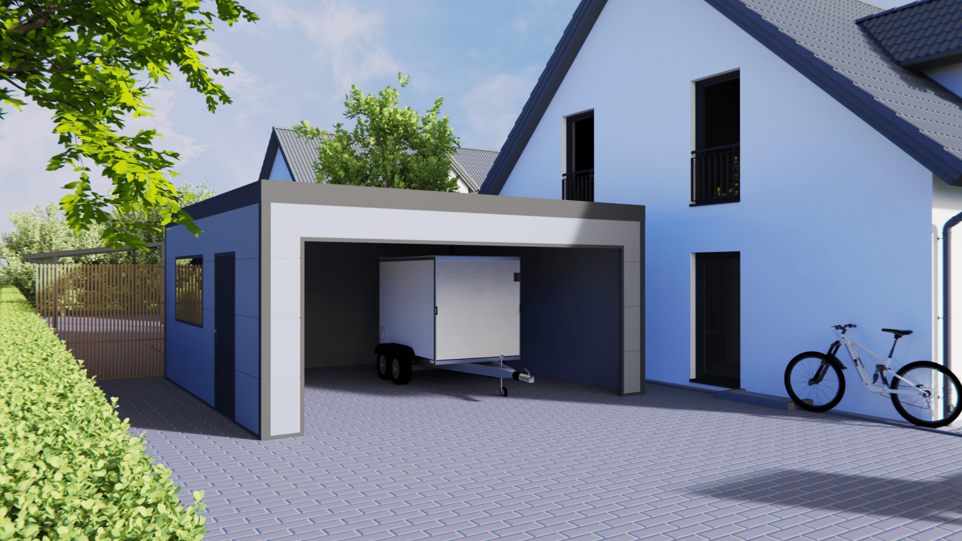 VD Alusystemegarage mit sandwichplatten garage mit sandwichplatten