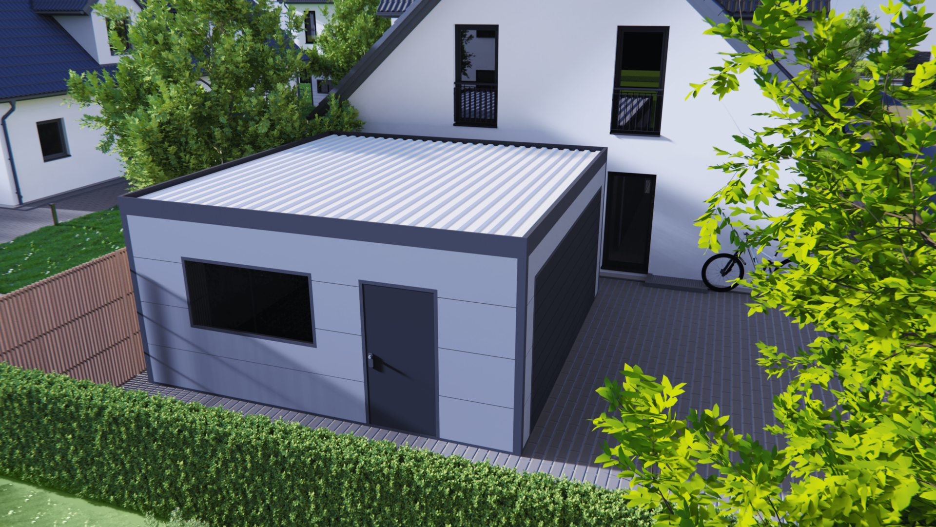 sandwichplatten garage VD AluSysteme sandwichplatten garage