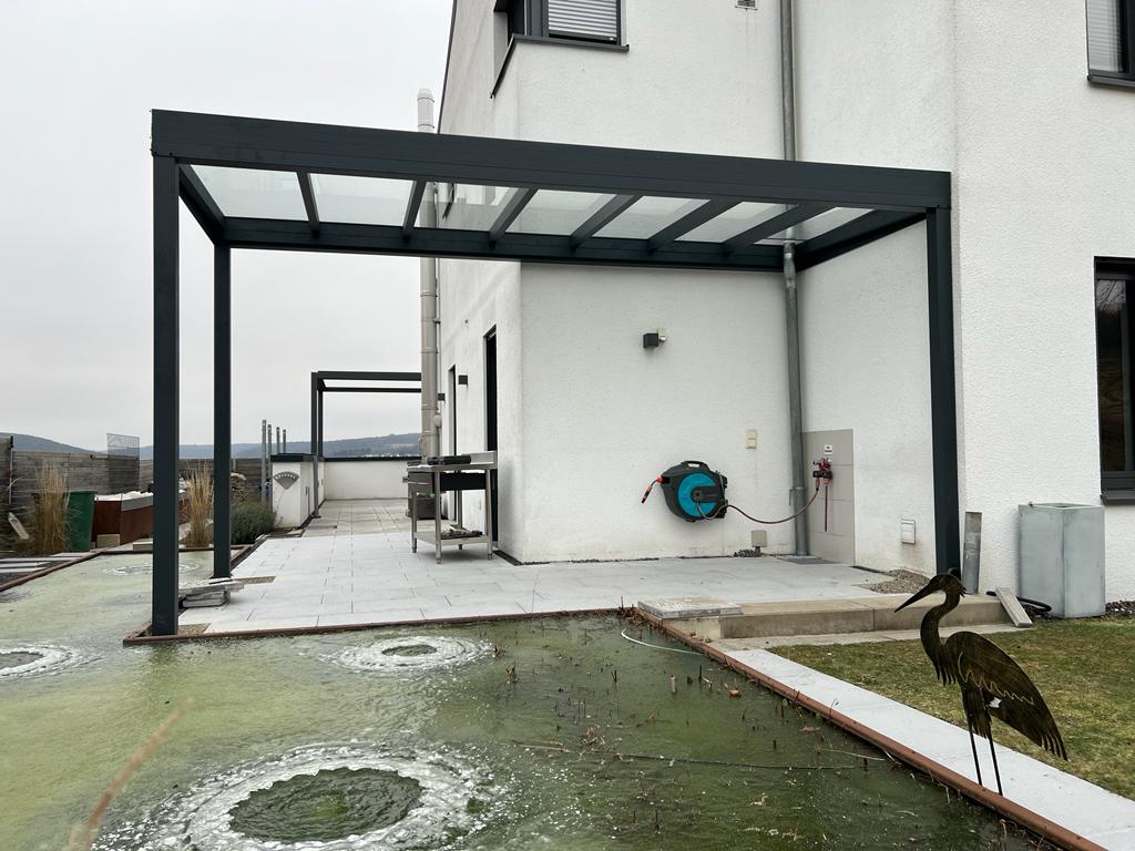 flachdach begehbar terrasse VD AluSysteme flachdach begehbar terrasse