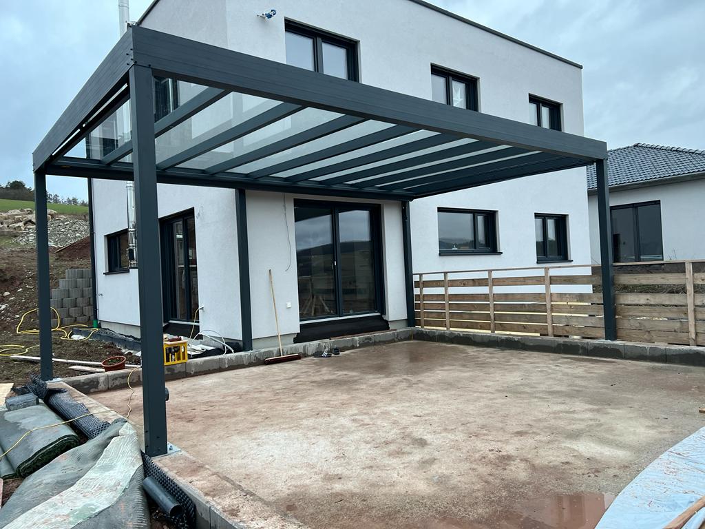 flachdach mit terrasse VD AluSysteme flachdach mit terrasse