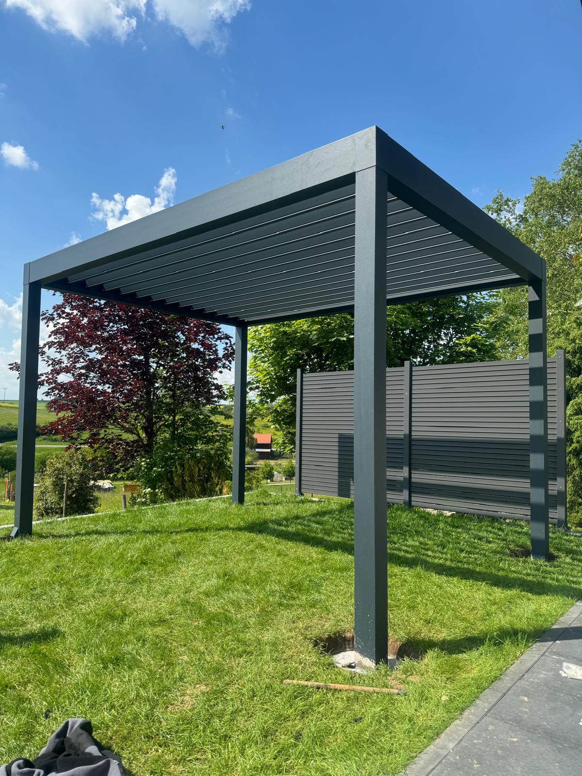 pergola lamellendach 3×4 VD AluSysteme pergola lamellendach 3x4