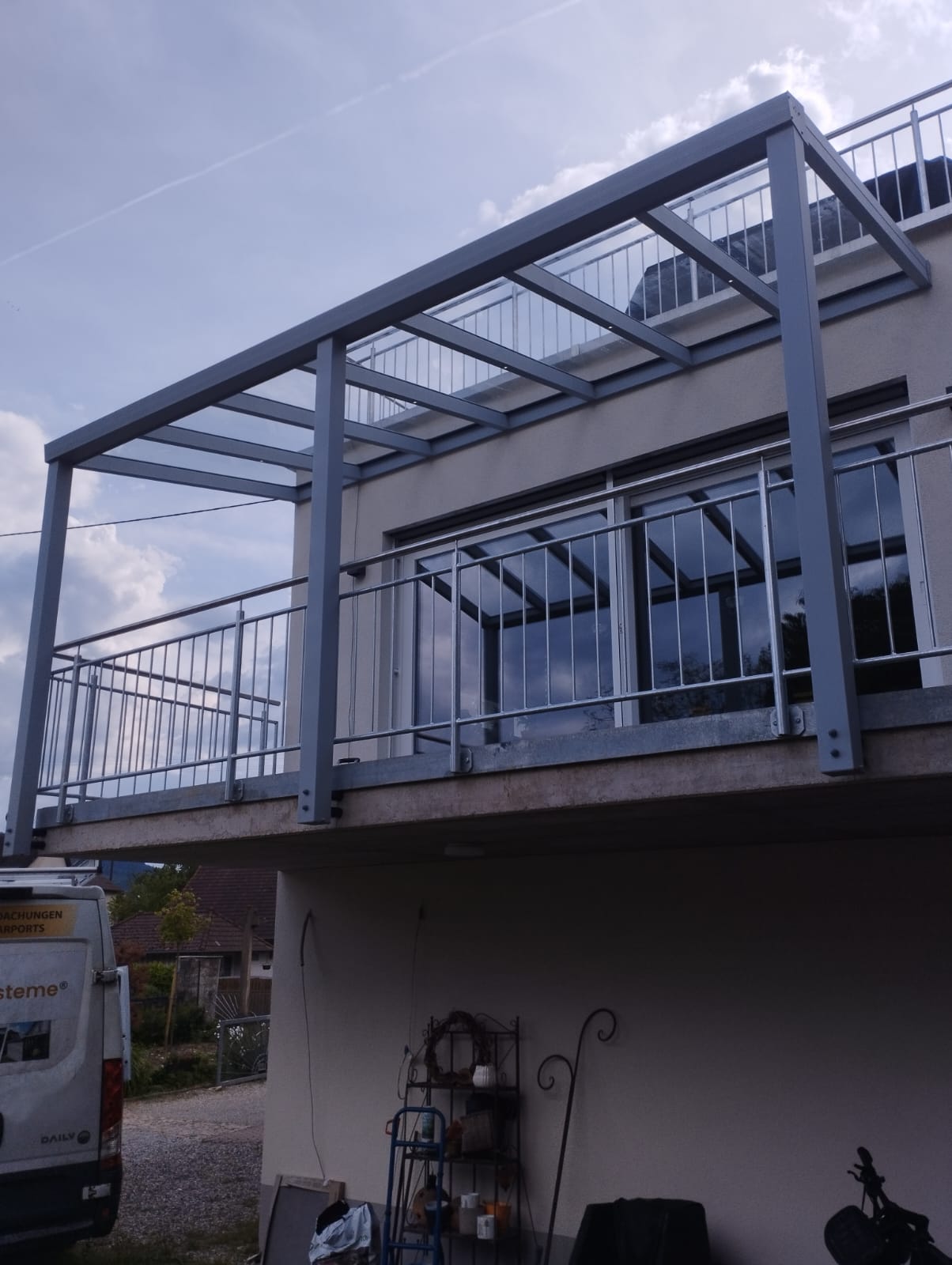 balkonüberdachung aluminium VD AluSysteme balkonüberdachung aluminium