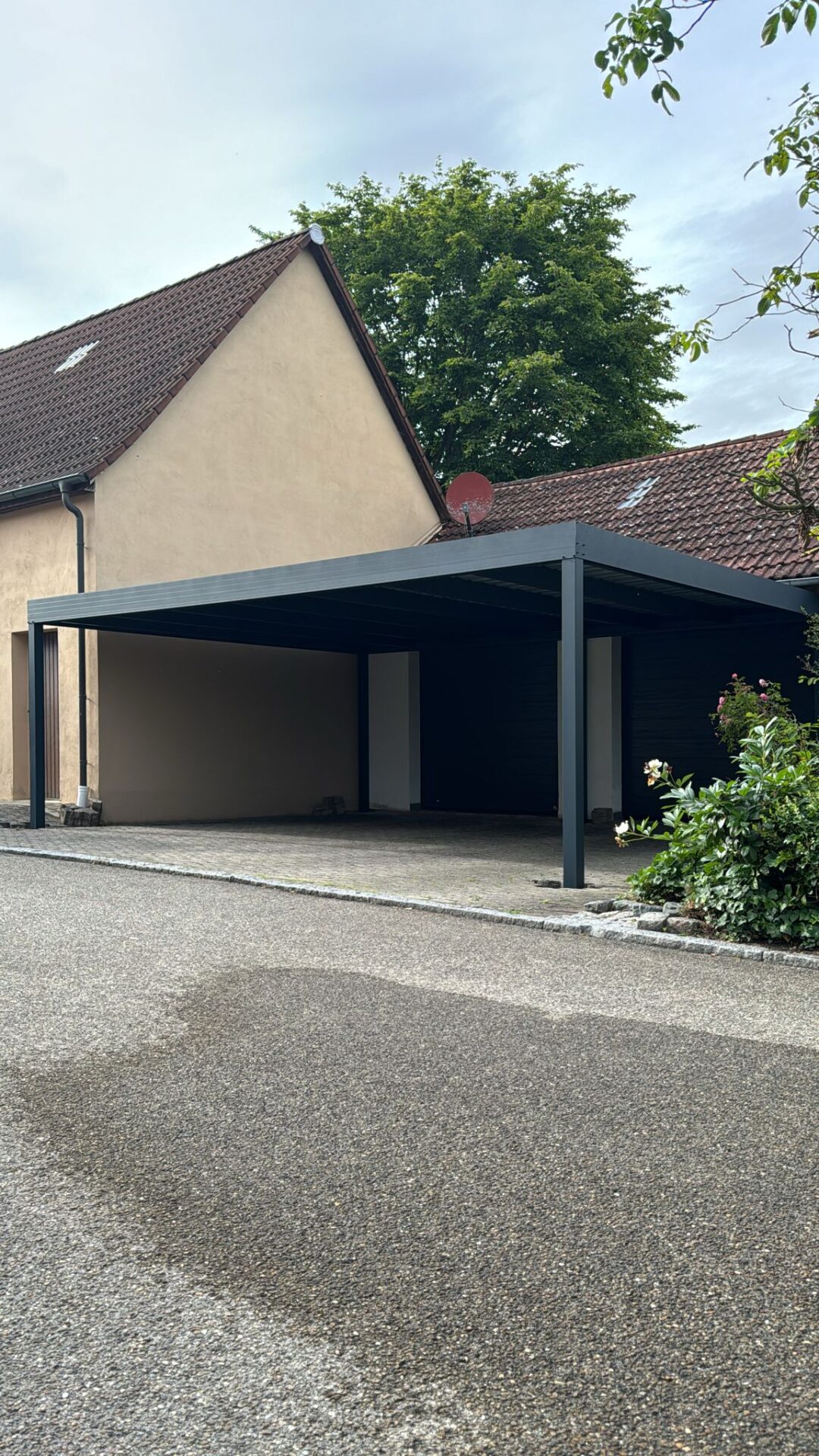 doppelcarport Flachdach kosten VD AluSysteme doppelcarport Flachdach kosten