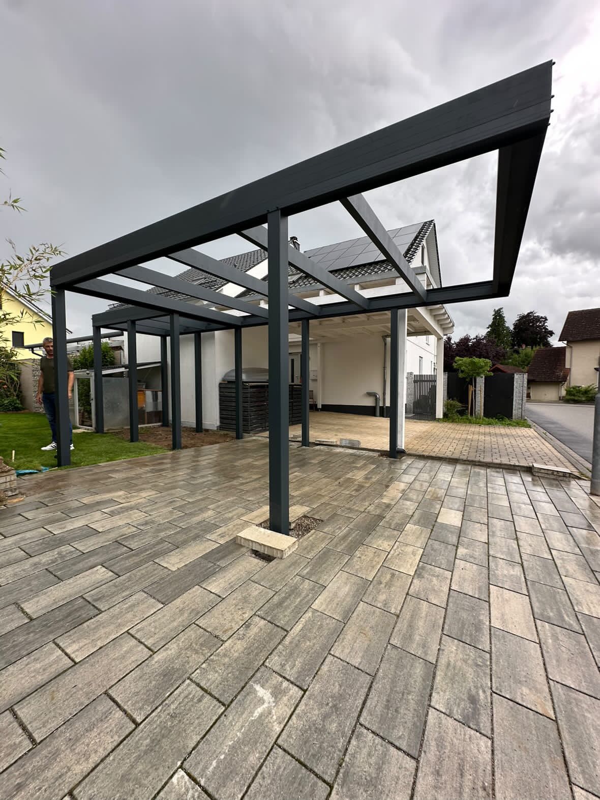 Flachdach Carports VD AluSysteme Flachdach Carports