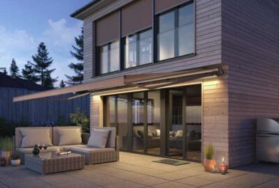 Offene Gelenkarmmarkise Terrea G60 beschattung terrasse